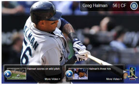Greg Halman esterno centro dei Seattle Mariners